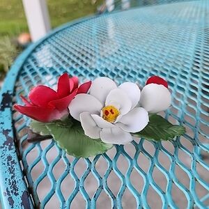 1985 Franklin Mint Capodimonte York And Lancaster Porcelain